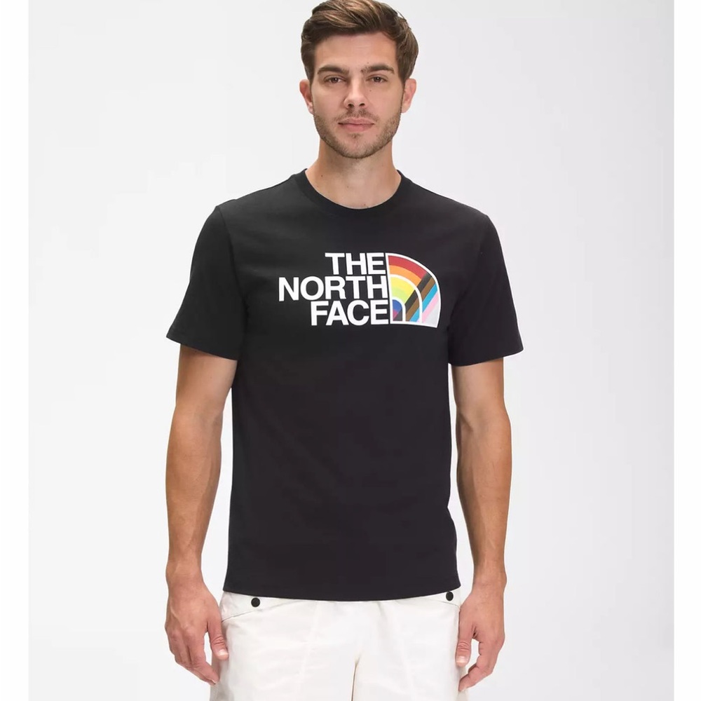 The North Face rainbow pride tee New M
